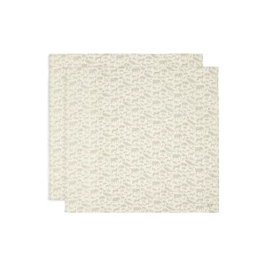 Jollein - hydrofiel multidoek Animals - Olive Green - 2 stuks