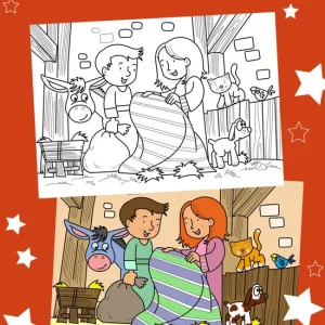 Kleurboek - Mooiste Kerstnacht - Michel de boer