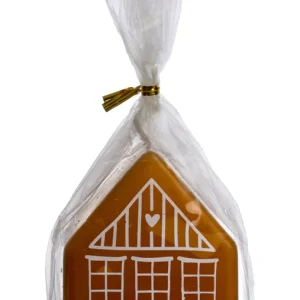 Christmas House Kaarsje - L - Caramel