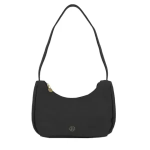 Zusss Schoudertasje Halve Maan - Zwart