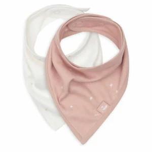 Jollein slab bandana - Twinkling Wild Rose - 2 Pack