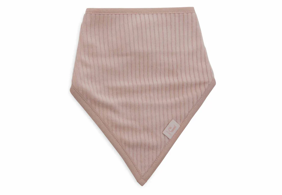 Jollein- Slab Bandana Velvet Rib - Wild Rose/Ivory - 2 Stuk - Afbeelding 6