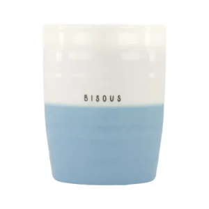 Zusss - Theemok Bisous -  Wit/Lichtblauw