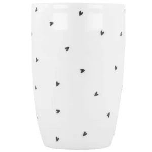 ZUSSS MOK L HARTJES WIT/ANTRACIETGRIJS