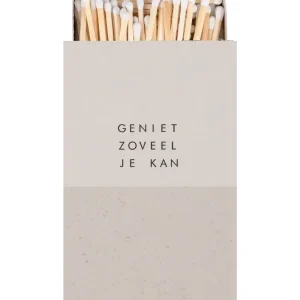 Zusss Lucifers - Geniet - Wit/Zand