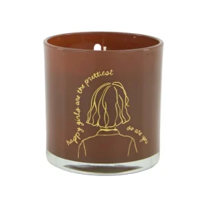 Zusss - Geurkaars glas vrouw - Bruin