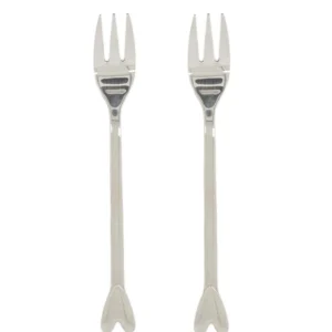 Zusss - Set van 2 vorkjes - Hartje Silver