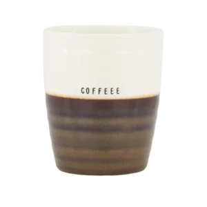 Zusss - Koffiemok Coffee - Wit/Bruin
