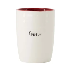 Zusss - Koffiemok Love - Wit/Rood