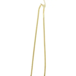 Zusss - Platte Ketting Met Visgraat Structuur