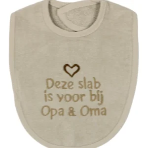 Petit Villain - Slabbetje -Deze slab is voor bij Opa en Oma - Zand