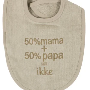 Petit Villain - Slabbetje -50% Mama 50% Papa - Zand