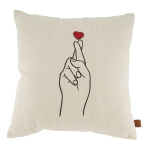 Zusss - Kussen Hand 45x45cm - Peper En Zout