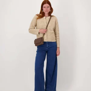 Zusss - Schoudertasje Met Flap - bruin