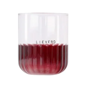 Zusss Drinkglas Lieverd - Transparant Rood