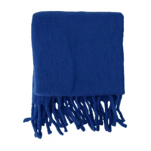 Zusss Sjaal met franje - Kobaltblauw