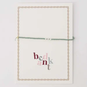 Zusss Ansichtkaart Armband - Bedankt - Multicolor