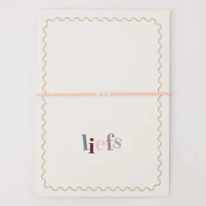 Zusss Ansichtkaart Armband - Liefs - Multicolor