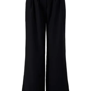 Zusss - Broek Met Plooien Zwart