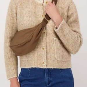 Zusss - Nylon fanny pack - Chocoladebruin