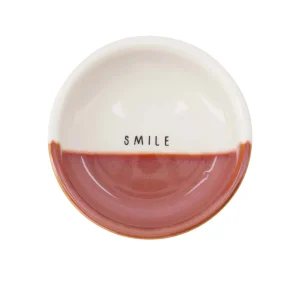Zusss - Dipschaaltje Smile - wit/burgundy