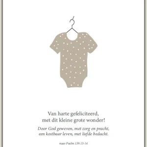 Kaart - Huis van Mijn - Gefeliciteerd met dit Kleine Grote Wonder! - 8508