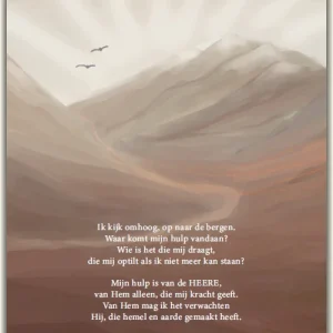 Kaart - Huis van Mijn - Ik Kijk Omhoog op naar de Bergen - 8515