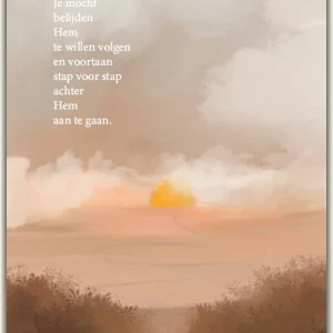 Kaart - Huis van Mijn - Je mocht Belijden Hem te willen volgen - 8524