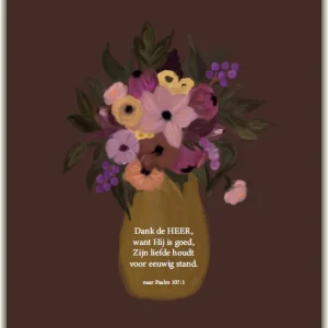 Kaart - Huis van Mijn - Dank de Heer, want Hij is Goed - 8526