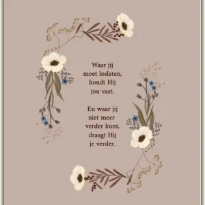 Kaart - Huis van Mijn - Waar jij moet loslaten houdt Hij vast - 8531