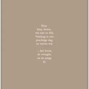 Kaart - Huis van Mijn - Hiep Hiep Hoera - 8547