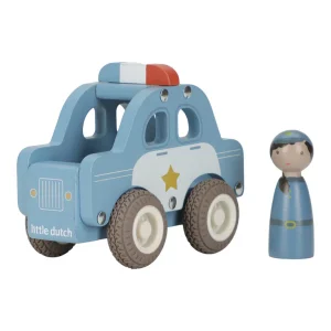 Little Dutch - Houten politiewagen – Blauw – Essentials
