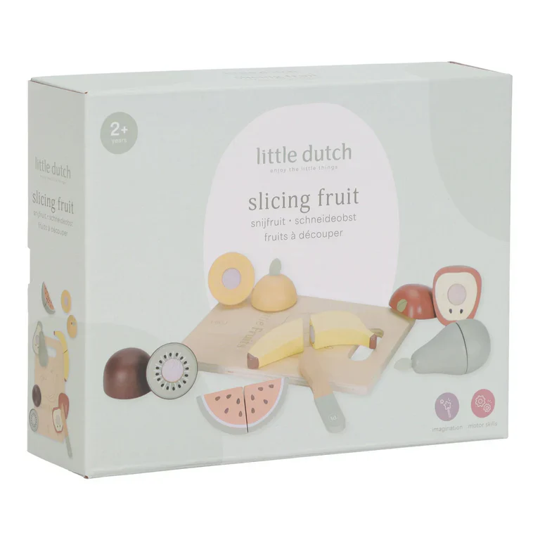 Little Dutch - Houten snijfruit - Meerkleurig - Essentials - Afbeelding 4