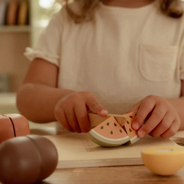 Little Dutch - Houten snijfruit - Meerkleurig - Essentials - Afbeelding 6