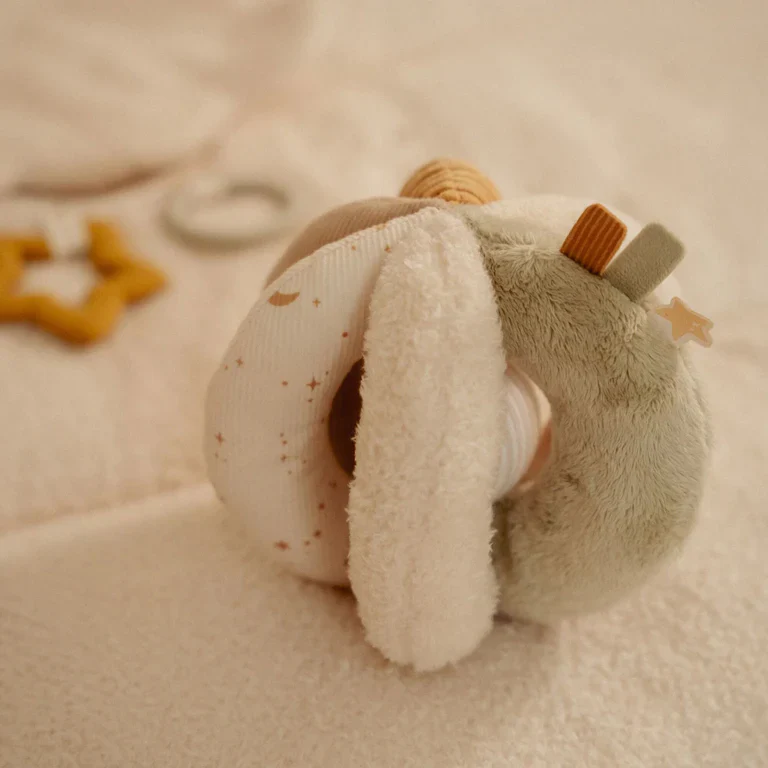 Little Dutch - Grijpbal - Wit - Newborn Naturals - Afbeelding 5