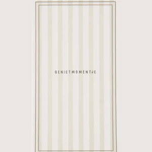 Zusss - Servetten Rechthoek Streep Genietmomentje