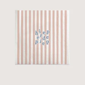 Zusss - Servetten Vierkant Streep Hieperdepiep