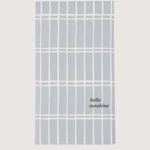 Zusss - Servetten Rechthoek Ruit Hello Sunshine