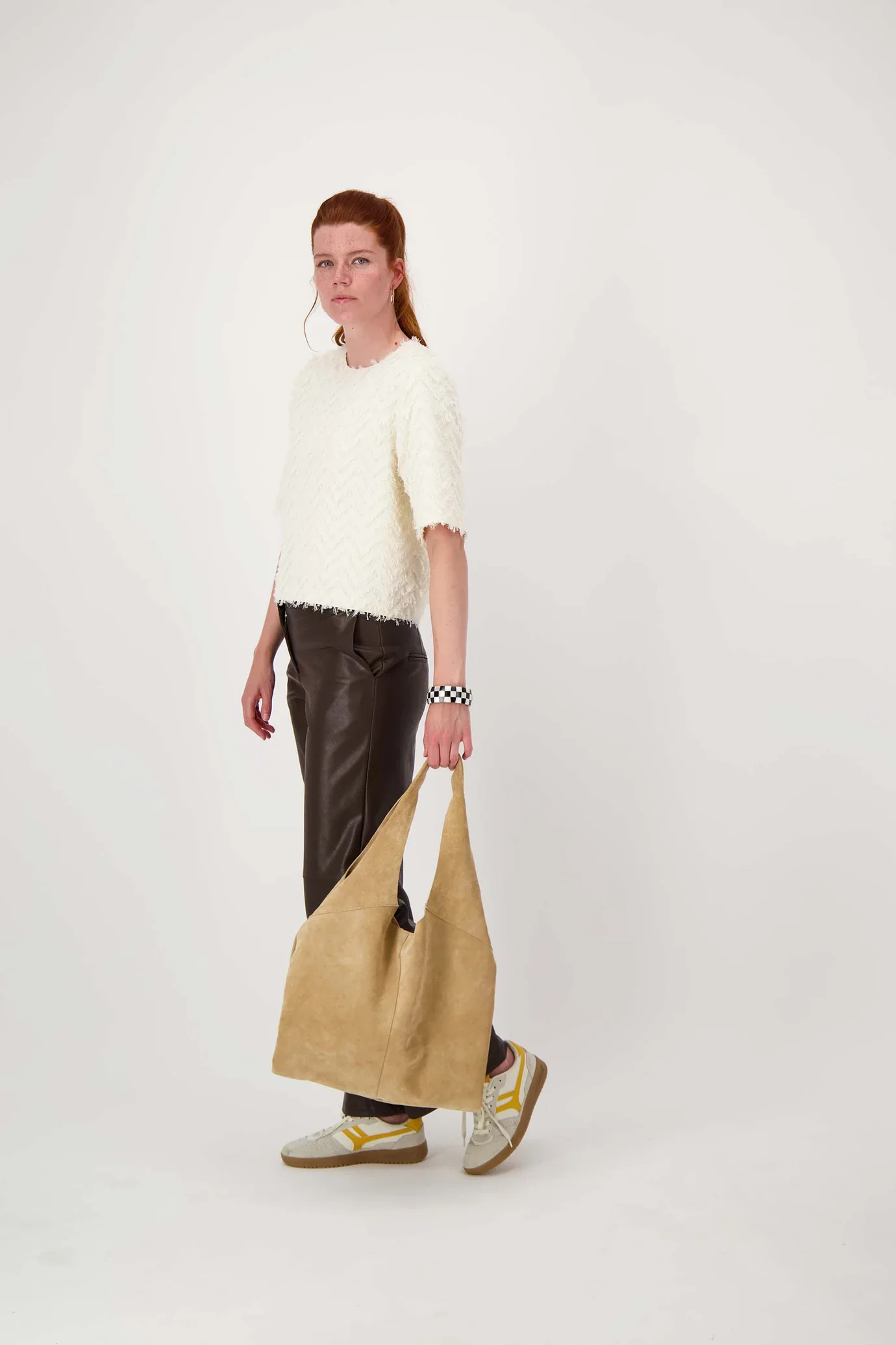 Zusss Suede Schoudertas - Kit - Afbeelding 4