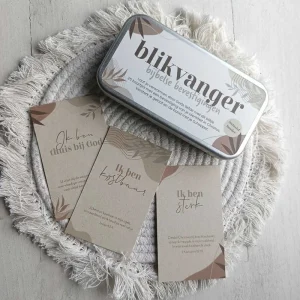 Blikvanger Bijbelse bevestigingen - Beige