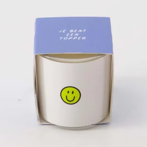 Zusss Geurkaarsje In Wikkel topper - Wit/Blauw