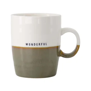 Zusss Theemok Wonderful - Wit/Donkergroenu