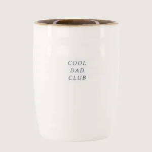 Zusss Koffiemok Cool Dad Club - Wit/Bruin