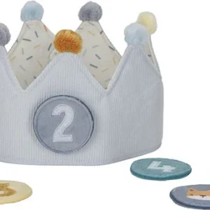 Little Dutch Verjaardagskroon met cijfers - Blauw