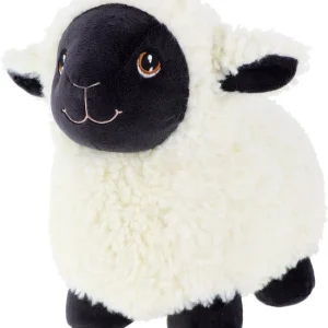 Pluche knuffeldier Schaap / lammetje - 19 cm - Knuffelbeest Schaapje - 100% eco gerecycled