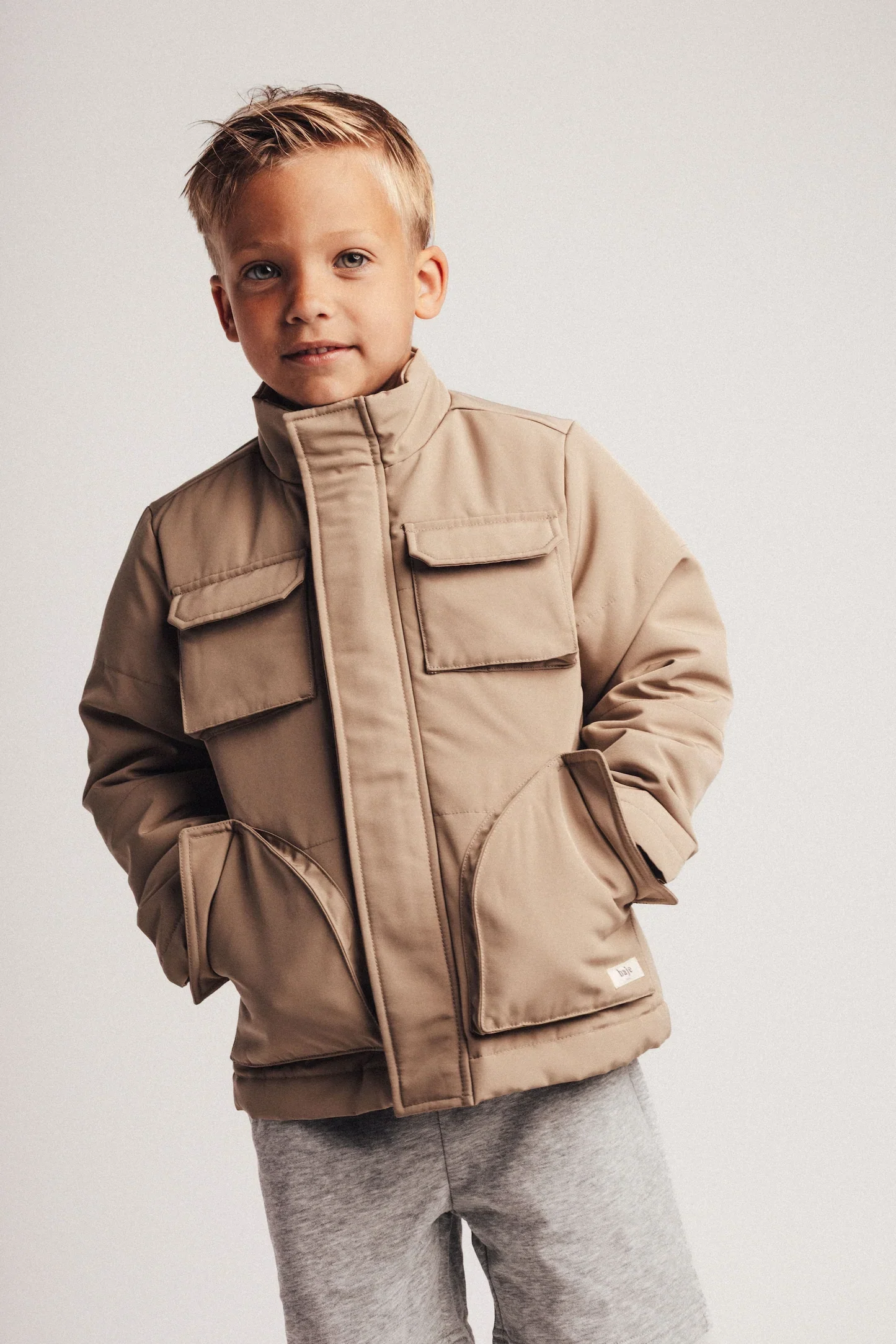 Baje Studio - jacket Siles - taupe cafe - Afbeelding 3