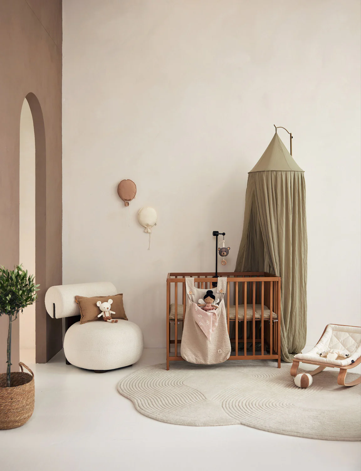 Boxopbergzak soft waves - nougat - Afbeelding 3