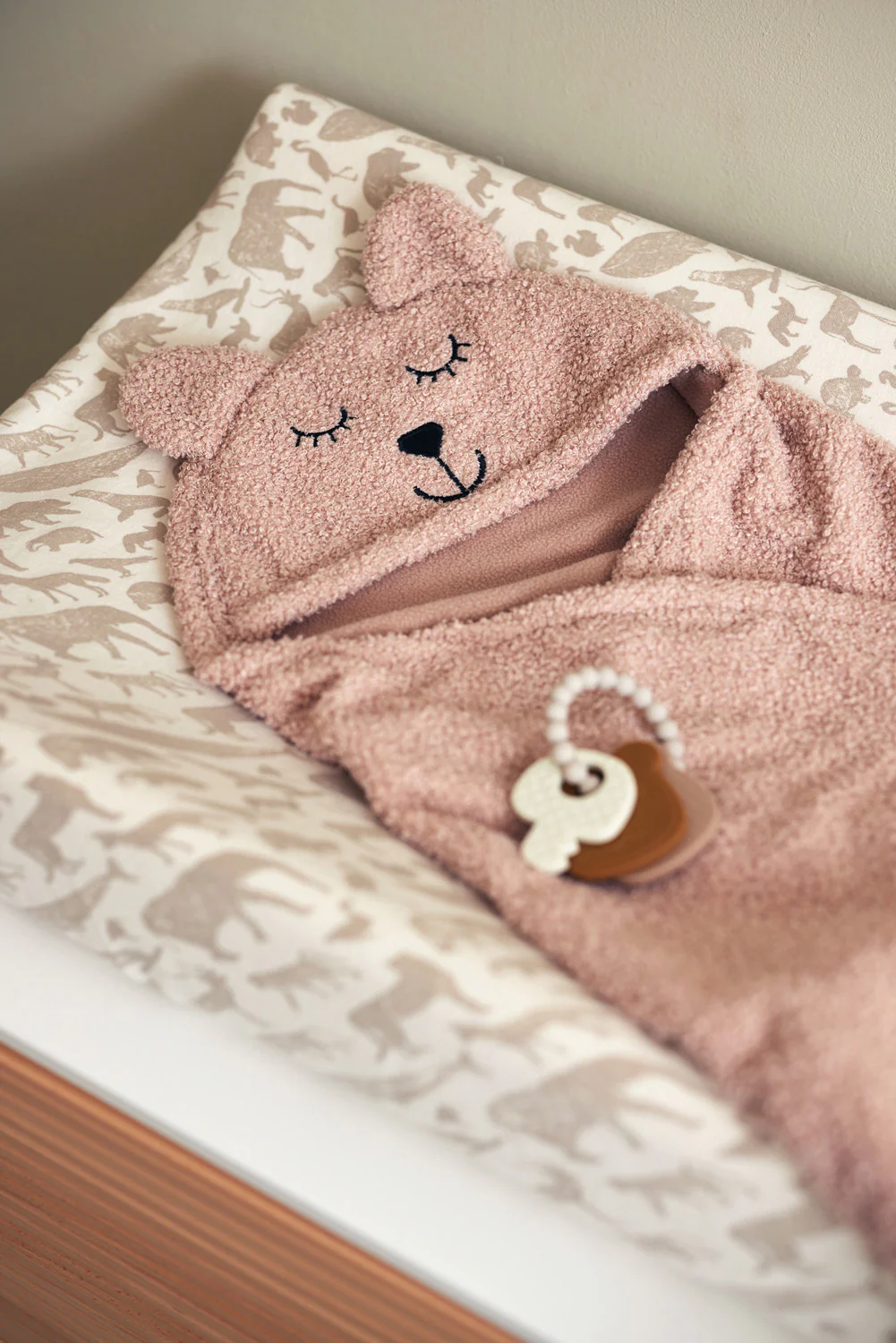 Jollein - wikkeldeken Bear - wild rose - Afbeelding 3