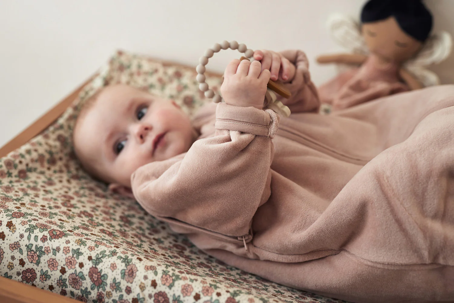 Aankleedkussenhoes Retro Flowers - 50x70cm - Afbeelding 3