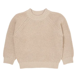 Copenhagen Colors - knitted classic rib jumper - beige